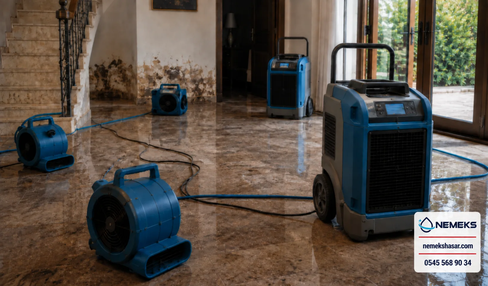 Su Hasarı Kurutma Fiyatları — Nemeks Hasar hizmet görseli